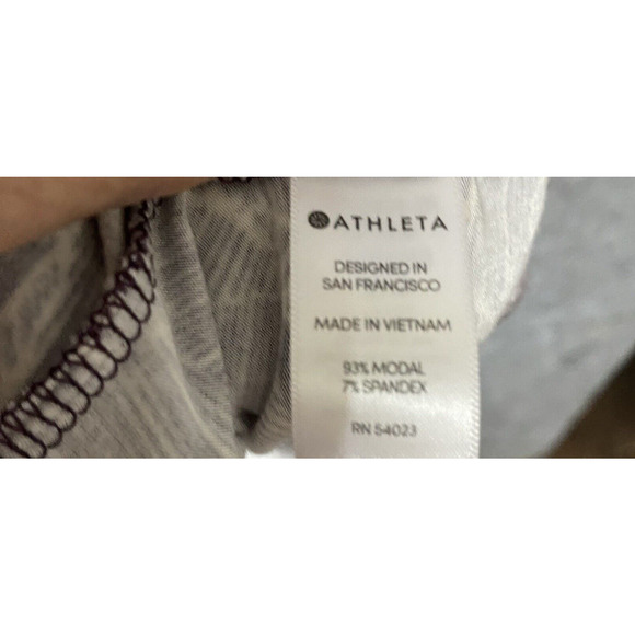 Athleta Santorini Sleeveless Dress Womens Sz 1X Brown Print High Neck Athleisure - Picture 6 of 9